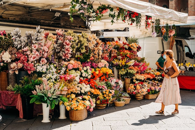 Flower business shop